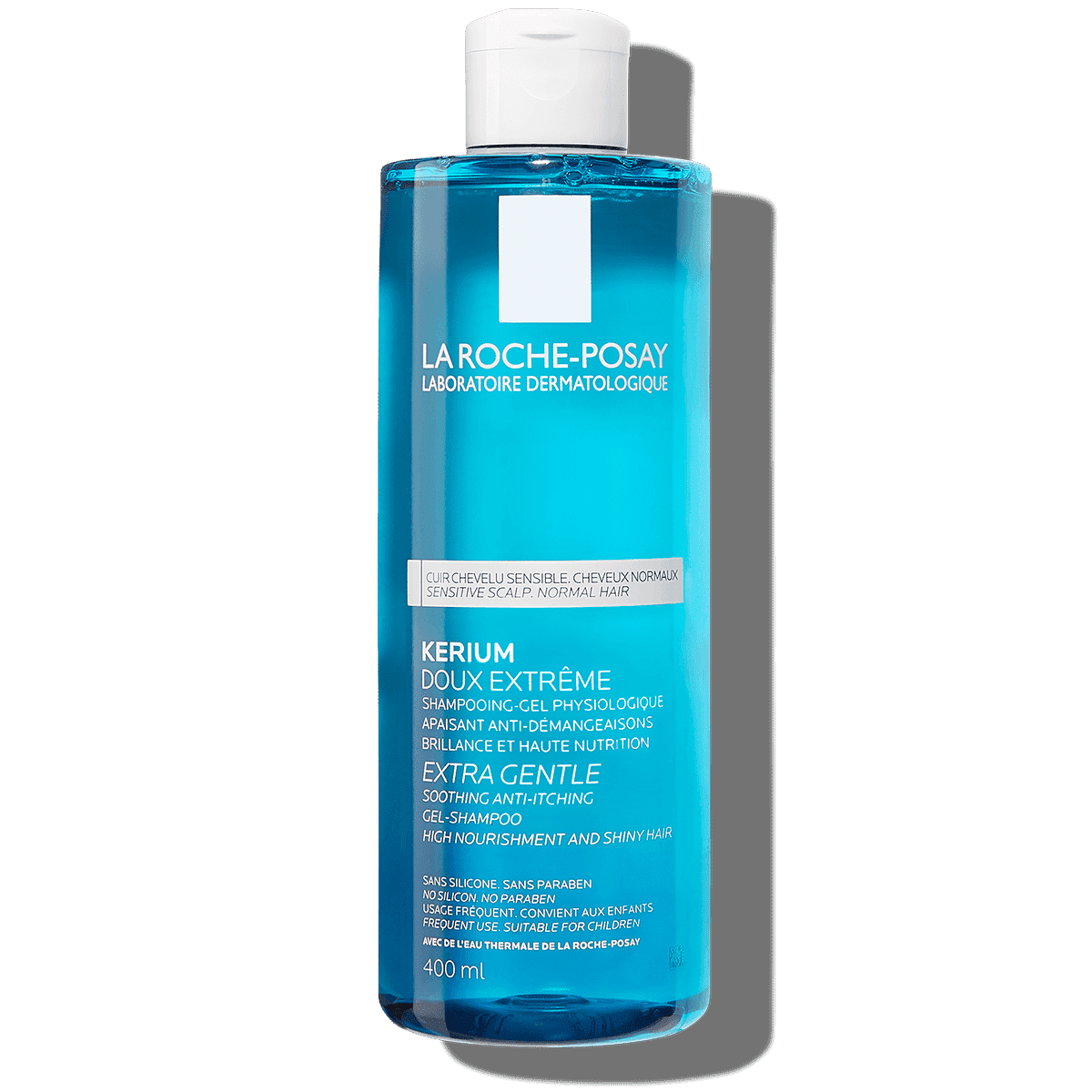 La Roche Posay ProductPage Kerium Extra Gentle Gel Shampoo 400ml 33378